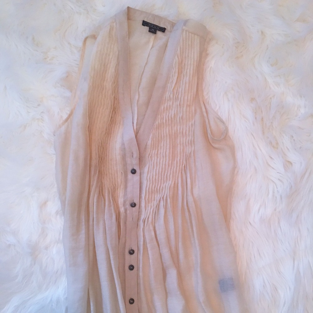 RENN Tan tank top blouse